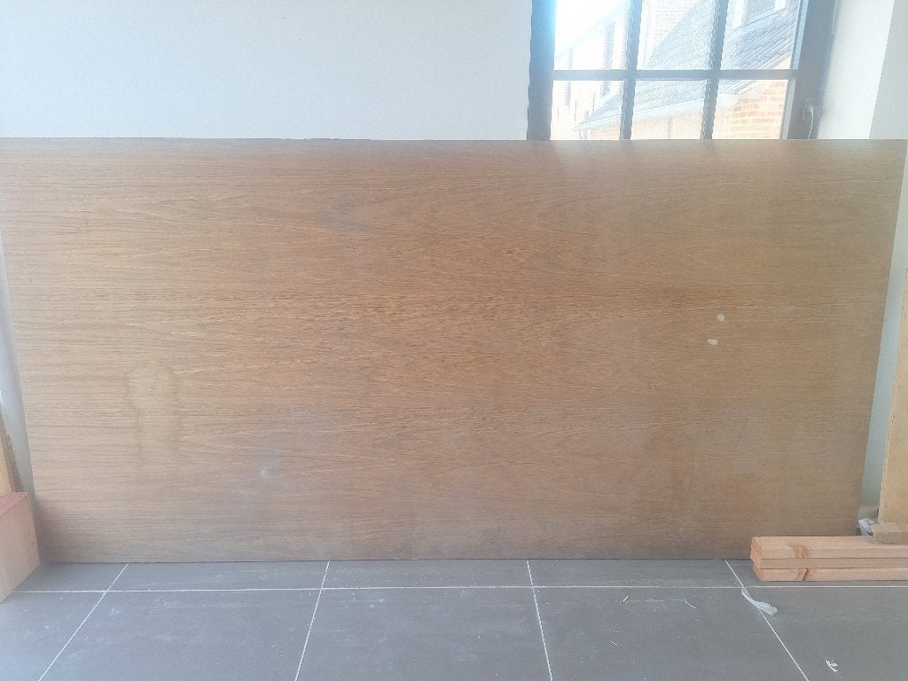 Panneau MDF avec placage en chêne sur 2 côtés, Enlèvement, Neuf, Bois, 20 à 50 mm