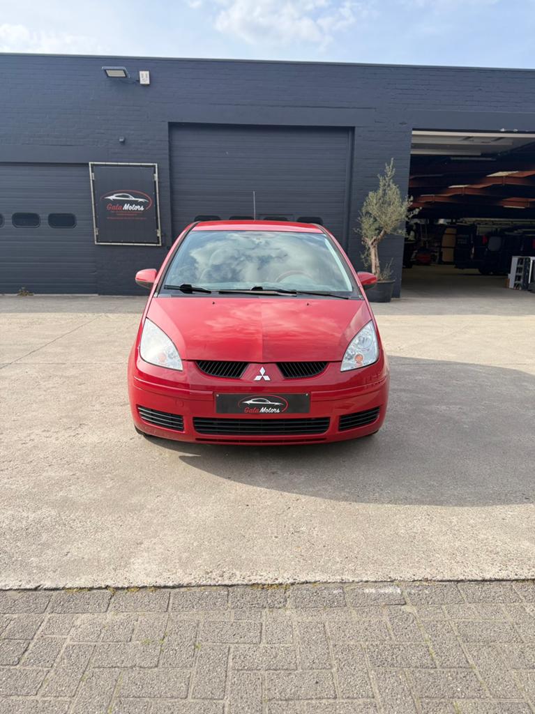 MITSUBISHI COLT | 1.1 BENZINE | 2006 | 88000 KM | AIRCO, Autos, Mitsubishi, Rouge, Achat, Entreprise, Boîte manuelle