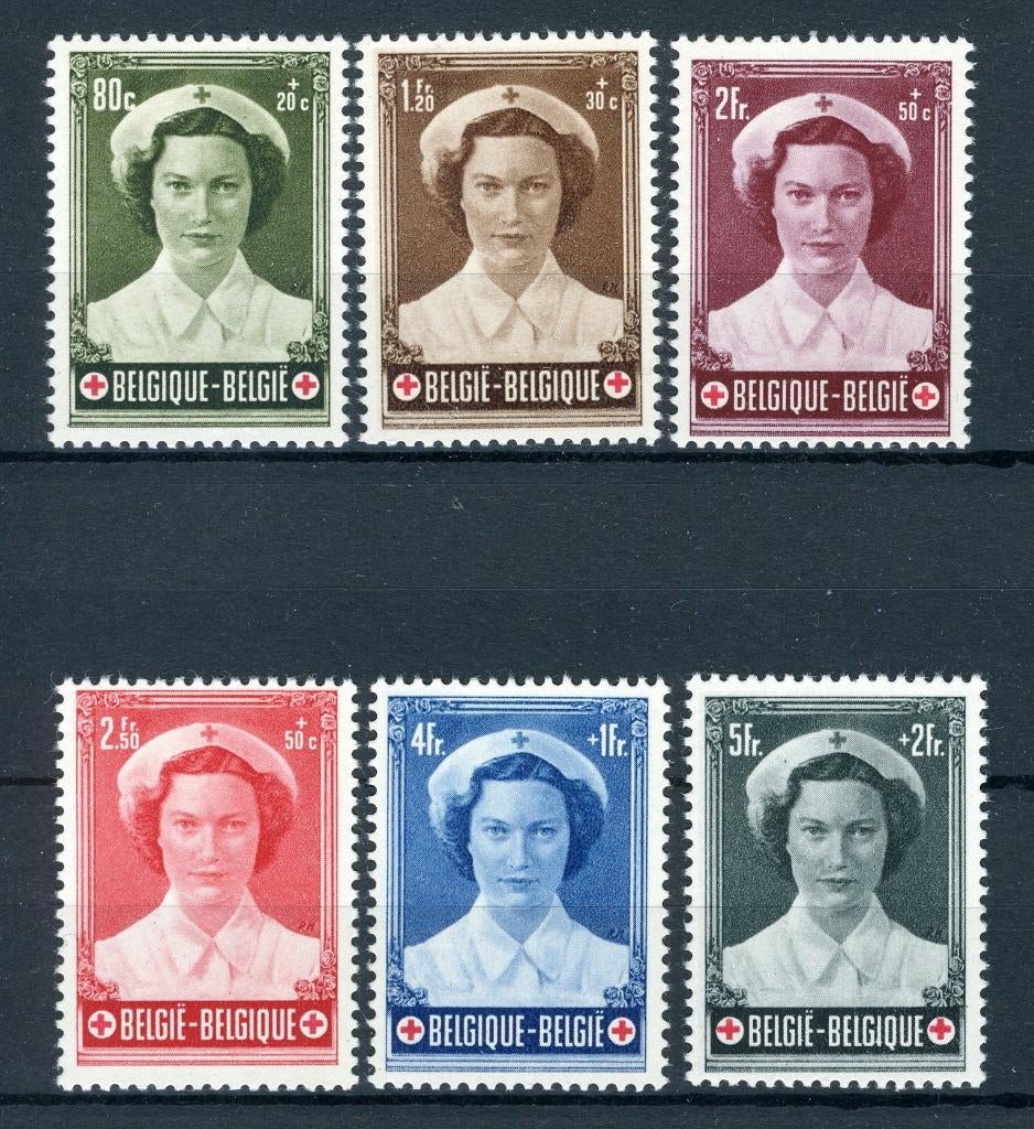 (B) 912/917 MNH 1953 - Princesse Joséphine-Charlotte., Enlèvement ou Envoi, Non oblitéré, Neuf