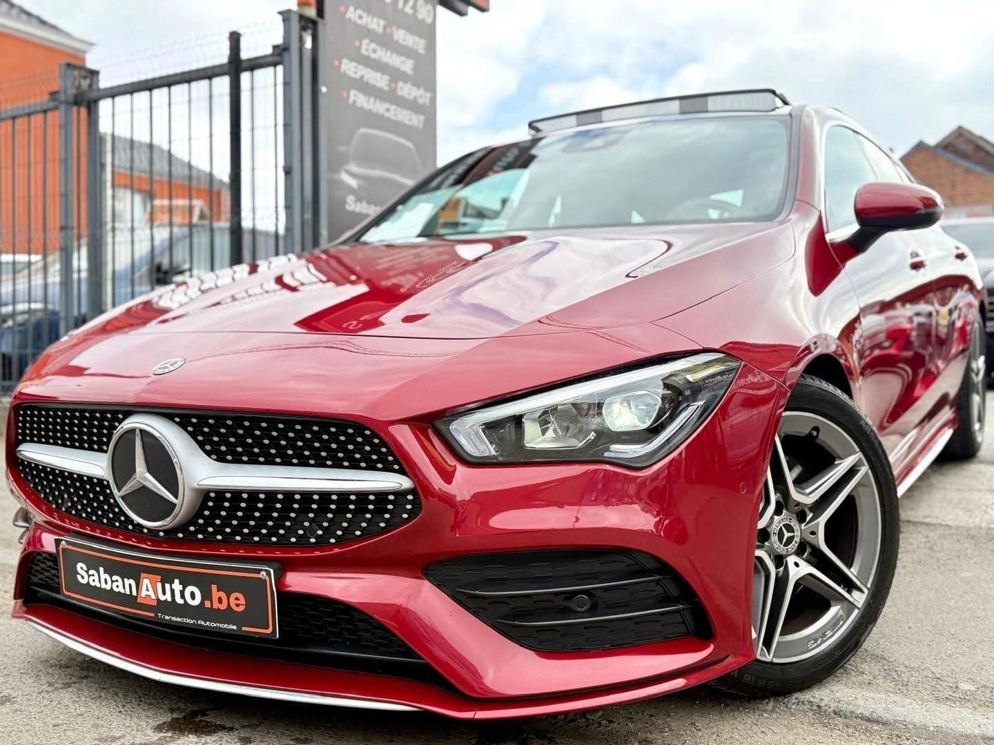 Mercedes Cla 200 SHOOTING BRAKE PACK AMG + NIGHT 2020, Rouge, CLA, Achat, Euro 6