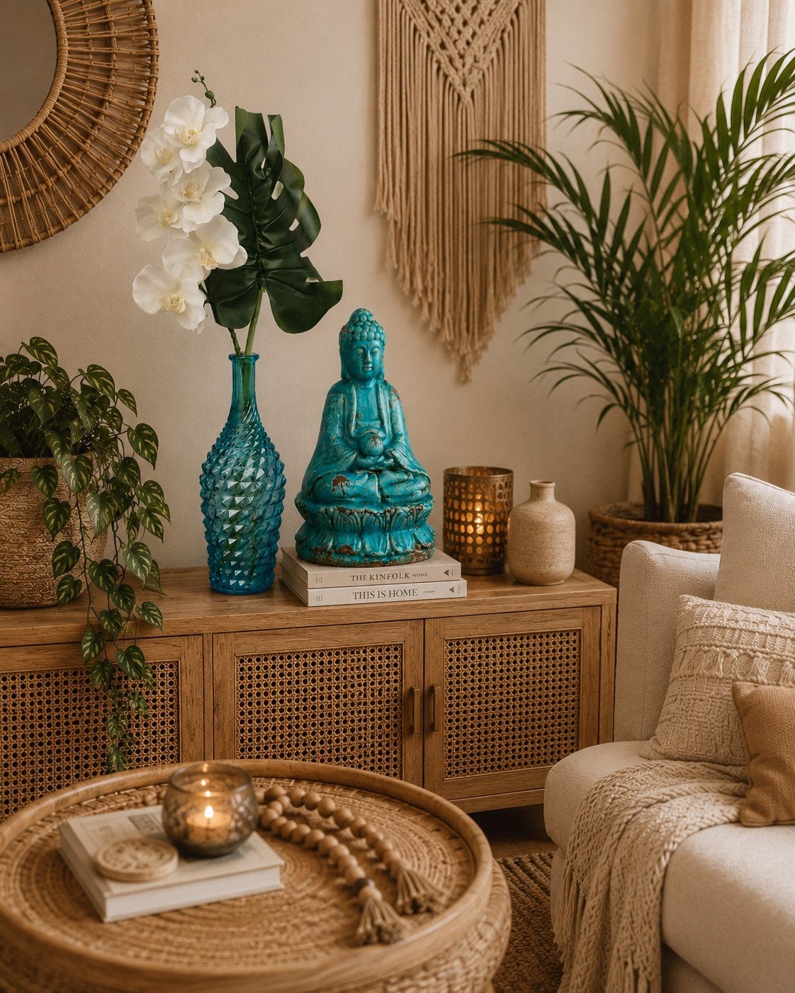 Luxe Boho Decoratieset , zie foto's, Huis en Inrichting, Ophalen