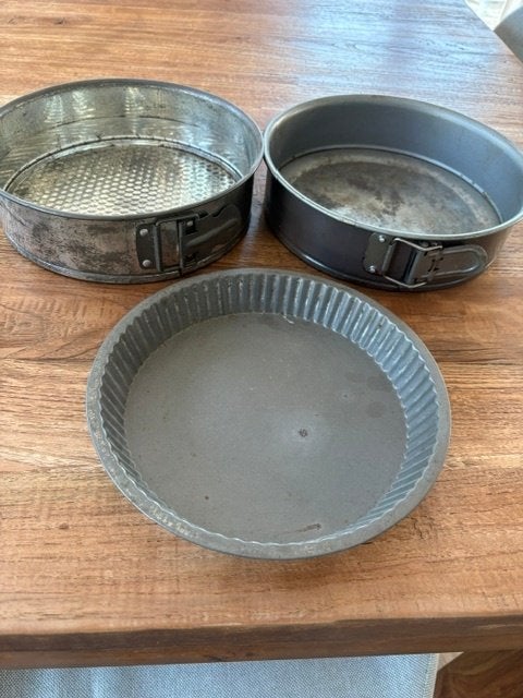 3 moules à pâtisserie, Enlèvement ou Envoi, Utilisé, Gâteaux et Tartes, Moule