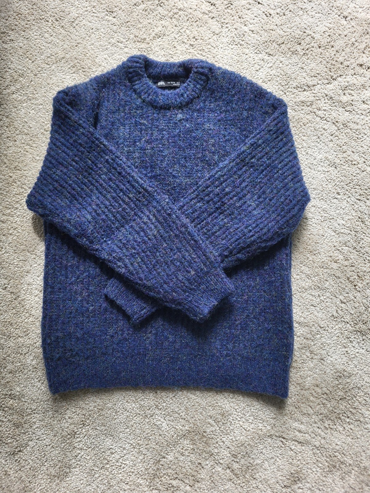 Pull en laine, Vêtements | Hommes, Pulls & Vestes, Comme neuf, Bleu, Taille 48/50 (M), Enlèvement ou Envoi