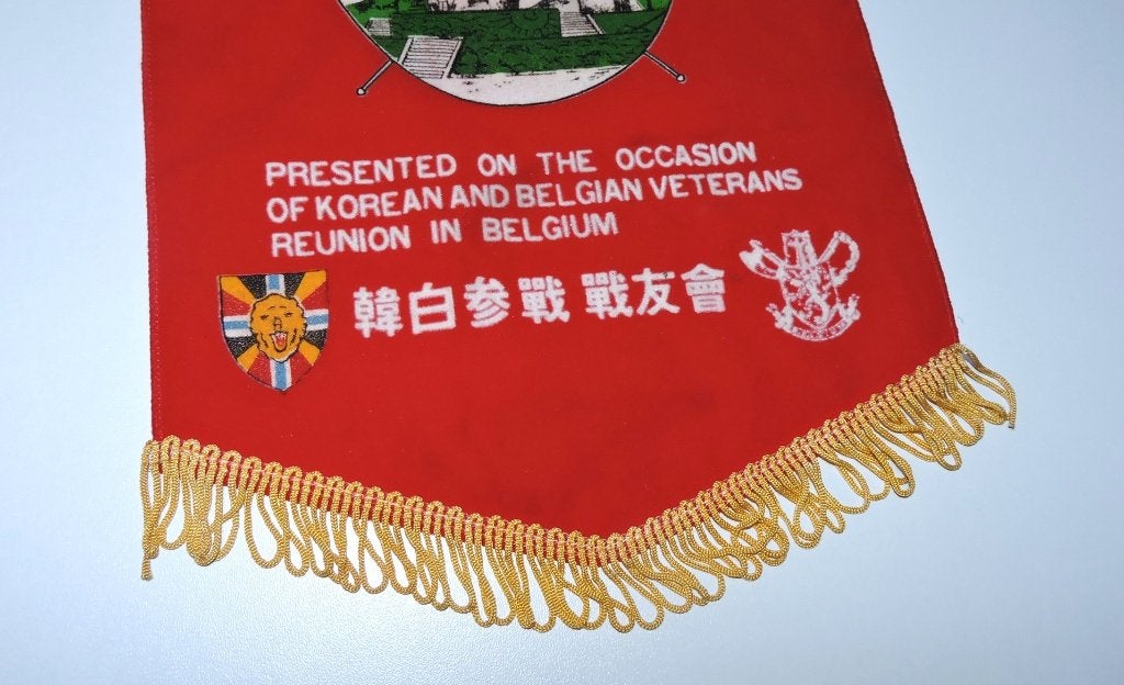 1951-1955 COREE Fanion Commémoratif Fraternelle Combattants, Enlèvement ou Envoi, Autres