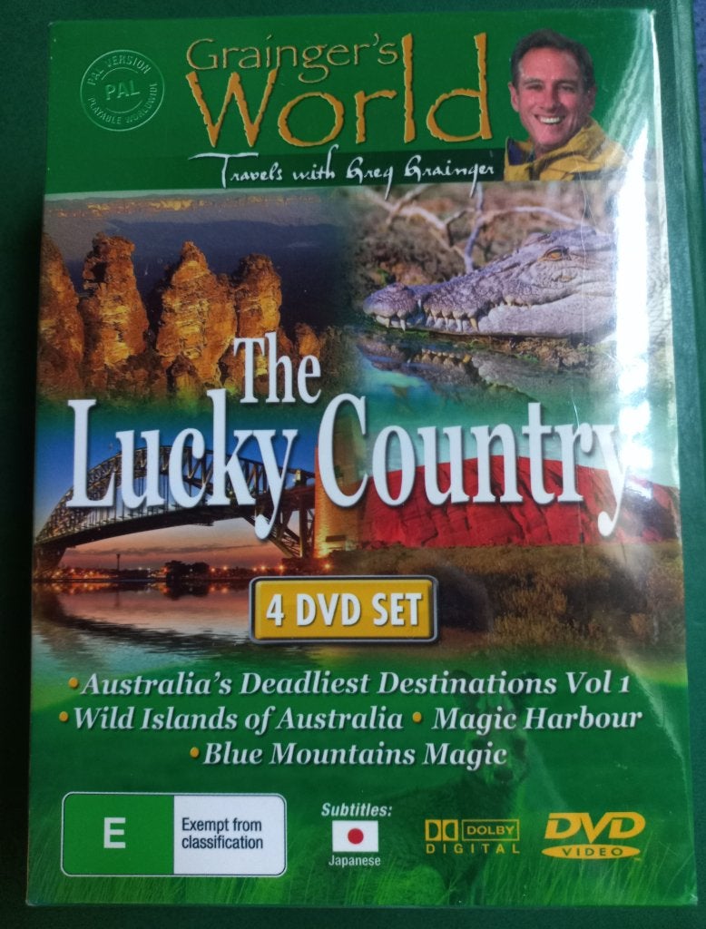 Grainger's World - The Lucky Country (4 disques) nouveau en, CD & DVD, DVD | Documentaires & Films pédagogiques, Comprend un boîtier