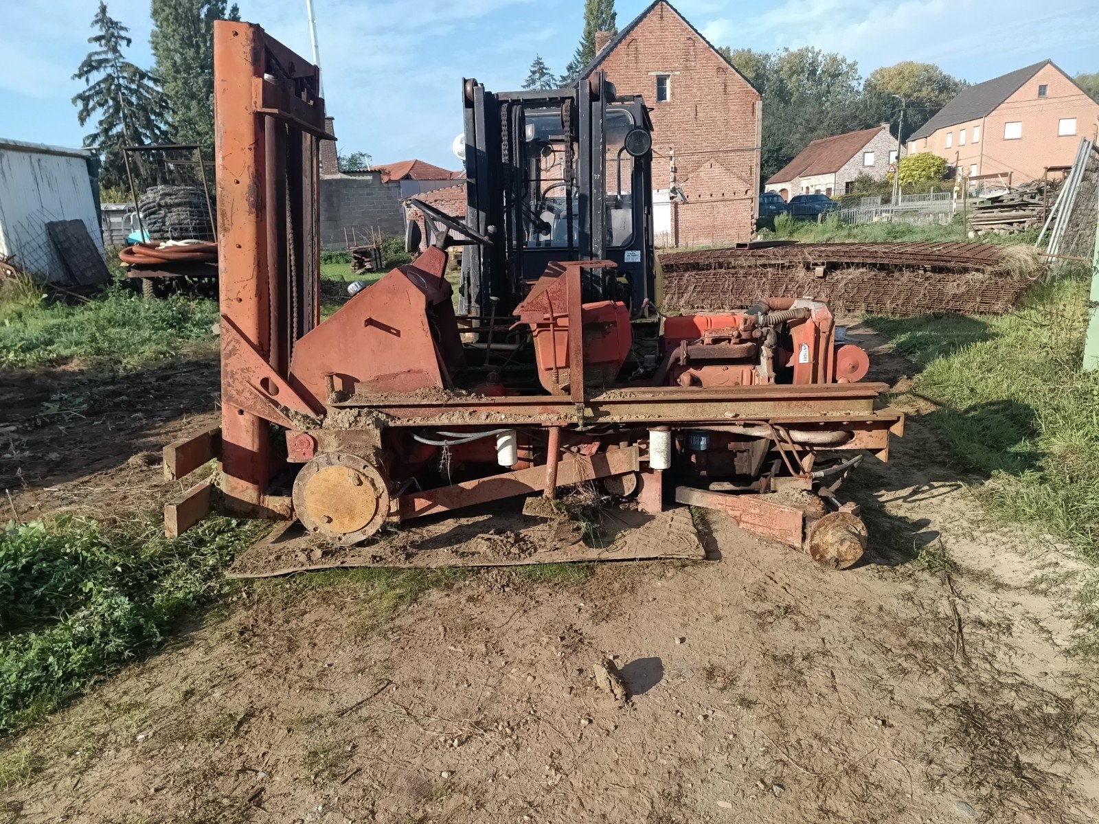 Manitou heftruck voor onderdelen, Zakelijke goederen, Ophalen