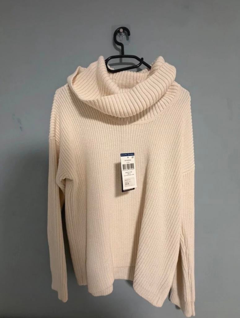 Ralph Lauren coltrui crème – nieuw met label – maat S, Kleding | Dames, Ophalen of Verzenden, Nieuw, Maat 36 (S), Overige kleuren