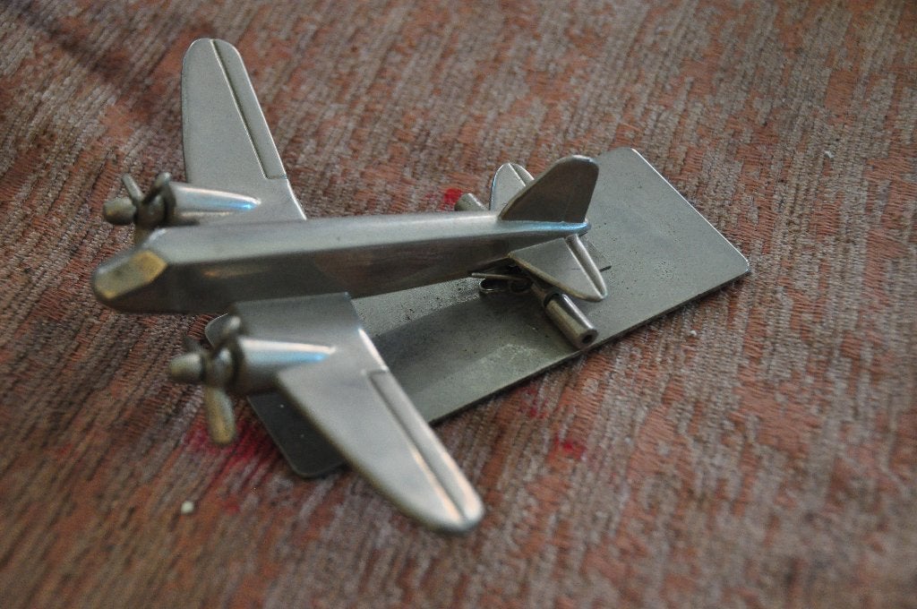 Presse-papiers - avion - aluminium, Enlèvement ou Envoi