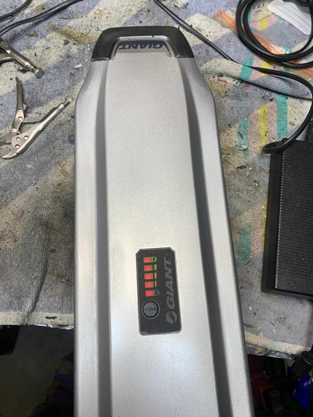 giant 36 v  aspiro etc. accu nog >540 watt vermogen Getest, Zo goed als nieuw