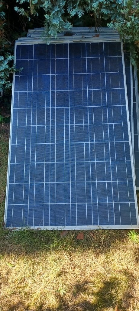 panneaux photovoltaïque et accessoires fixations, Enlèvement, Utilisé, Panneau, 200 watts-crêtes ou plus