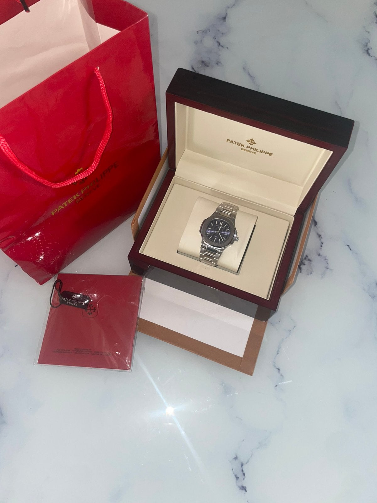 Patek phillipe blauw, Ophalen of Verzenden, Nieuw