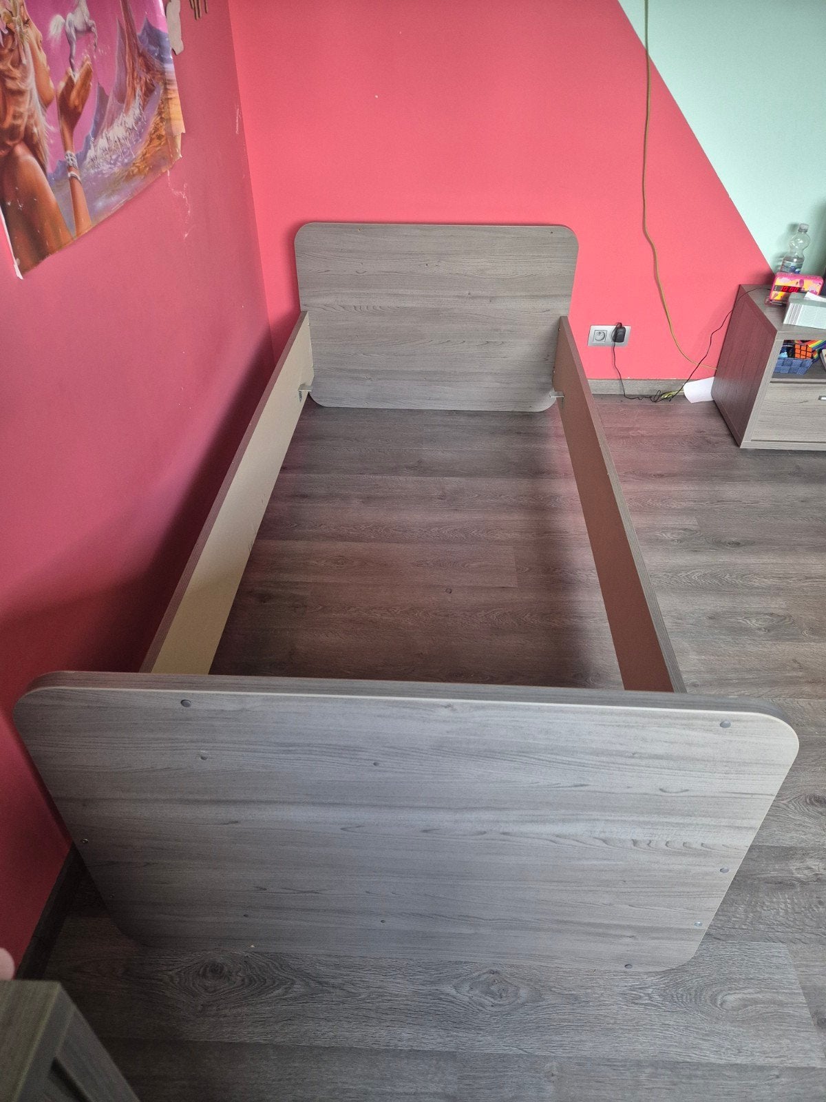 1 persoonsbed, ook te gebruiken als babybed, Gebruikt, 100 cm of meer, 180 cm of meer, Ophalen