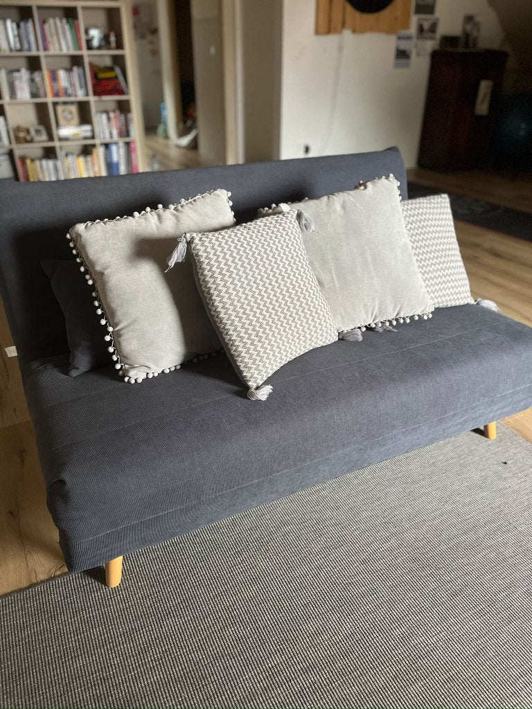 Zetelbed van maison du monde, Ophalen, Blauw, 200 cm, 160 cm