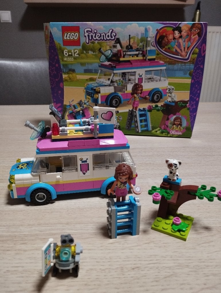 Lego Friends 41333 Olivia's mission Vehicle, Compleet, Lego, Friends, Ophalen of Verzenden
