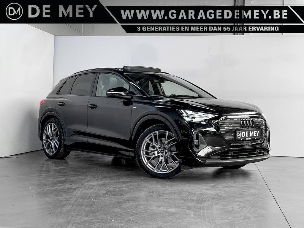 Audi Q4 e-tron Q4 e-Tron 82 kWh 45 Corporate S, Automaat, Overige modellen, Zwart, https://public.car-pass.be/vhr/4aea325b-c18e-4121-90e9-a4b634f7d9f7