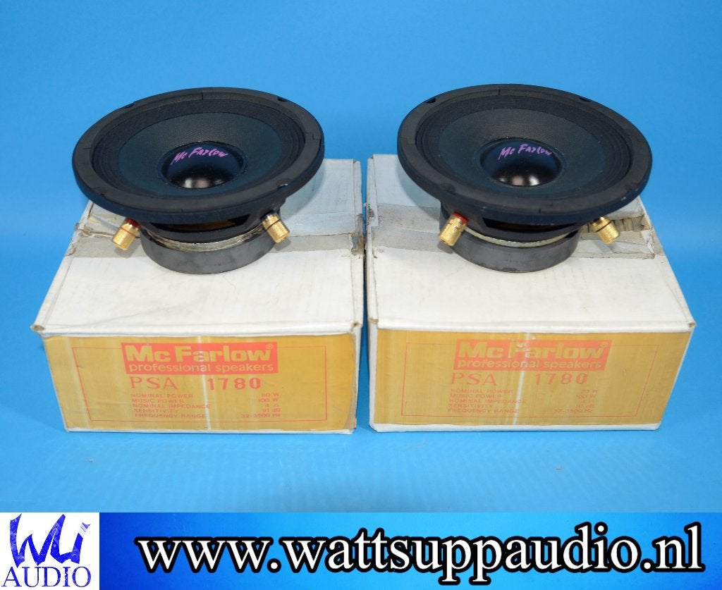 MC Farlow PSA 1780 165mm /6.5'' Speakers 16.5cm, Enlèvement ou Envoi, Utilisé