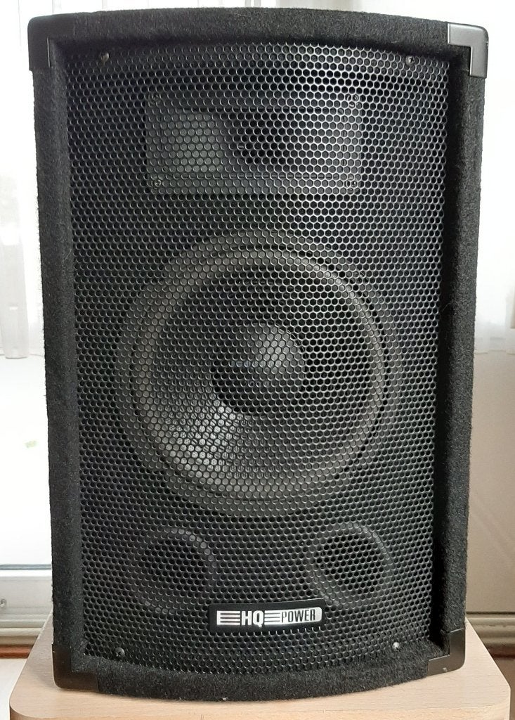 Luidsprekers 8 inch 125 Watt en versterker, Audio, Tv en Foto, Luidsprekerboxen, Overige merken, Gebruikt, 120 tot 150 watt, Speakerset