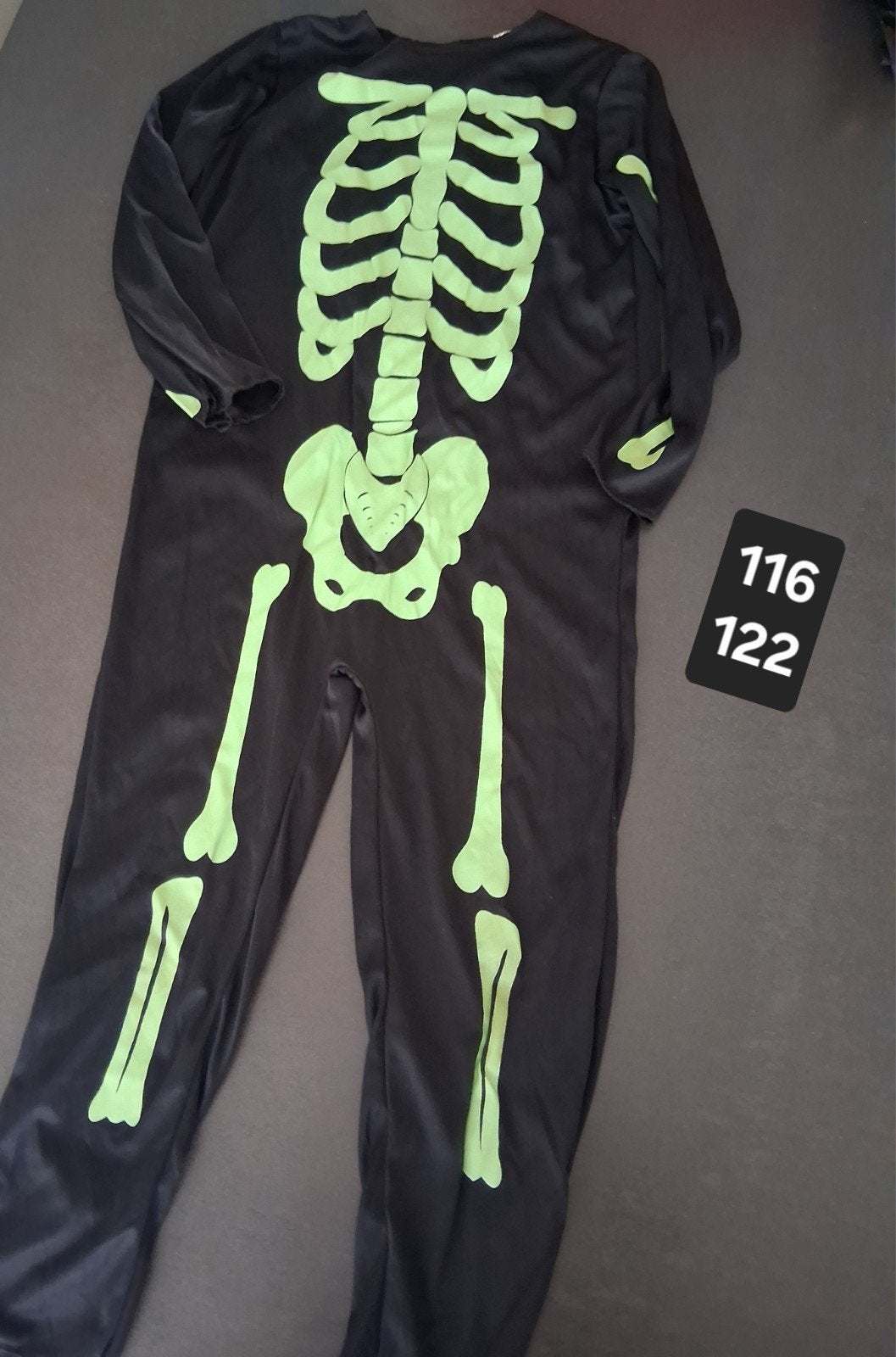 Costume de squelette taille 116 122, Enlèvement ou Envoi