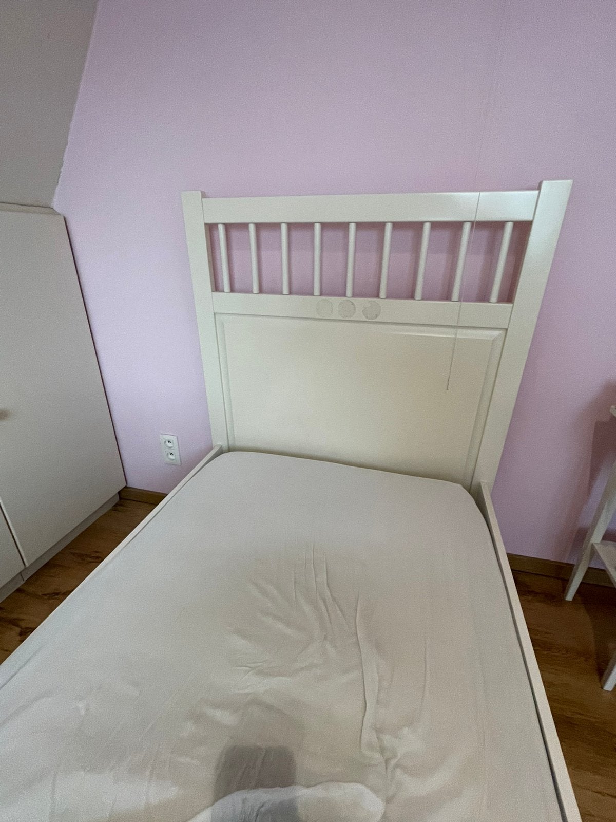 Bed, Kinderen en Baby's, Ophalen, 85 tot 100 cm, Gebruikt, Lattenbodem