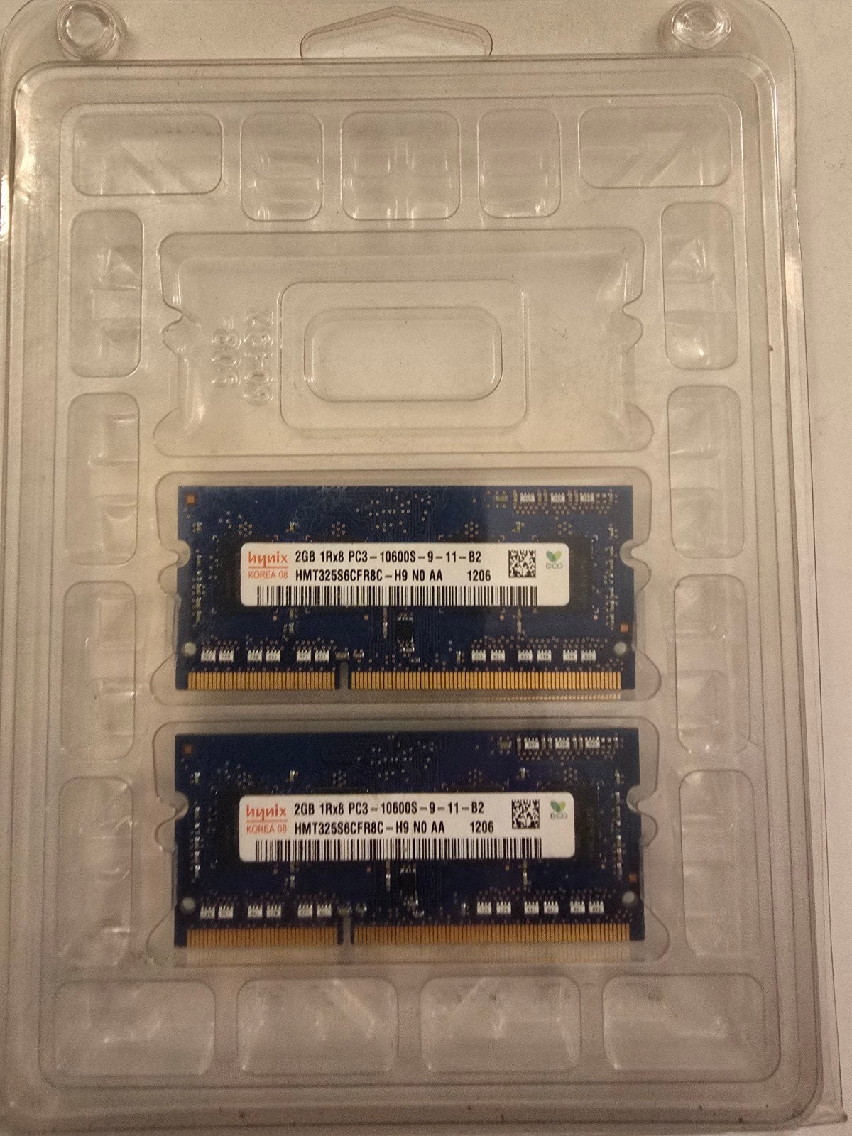Sk Hynix 4gb totaal, 2x2gb ddr3 sodimm ram, 100% ok, Computers en Software, RAM geheugen, Ophalen of Verzenden, DDR3, Laptop, 4 GB