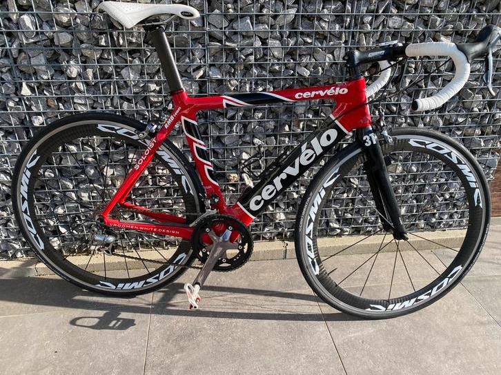 Te koop cervelo carbon plus Tacx fiets maat 54, Fietsen en Brommers, Ophalen, Zo goed als nieuw, Carbon