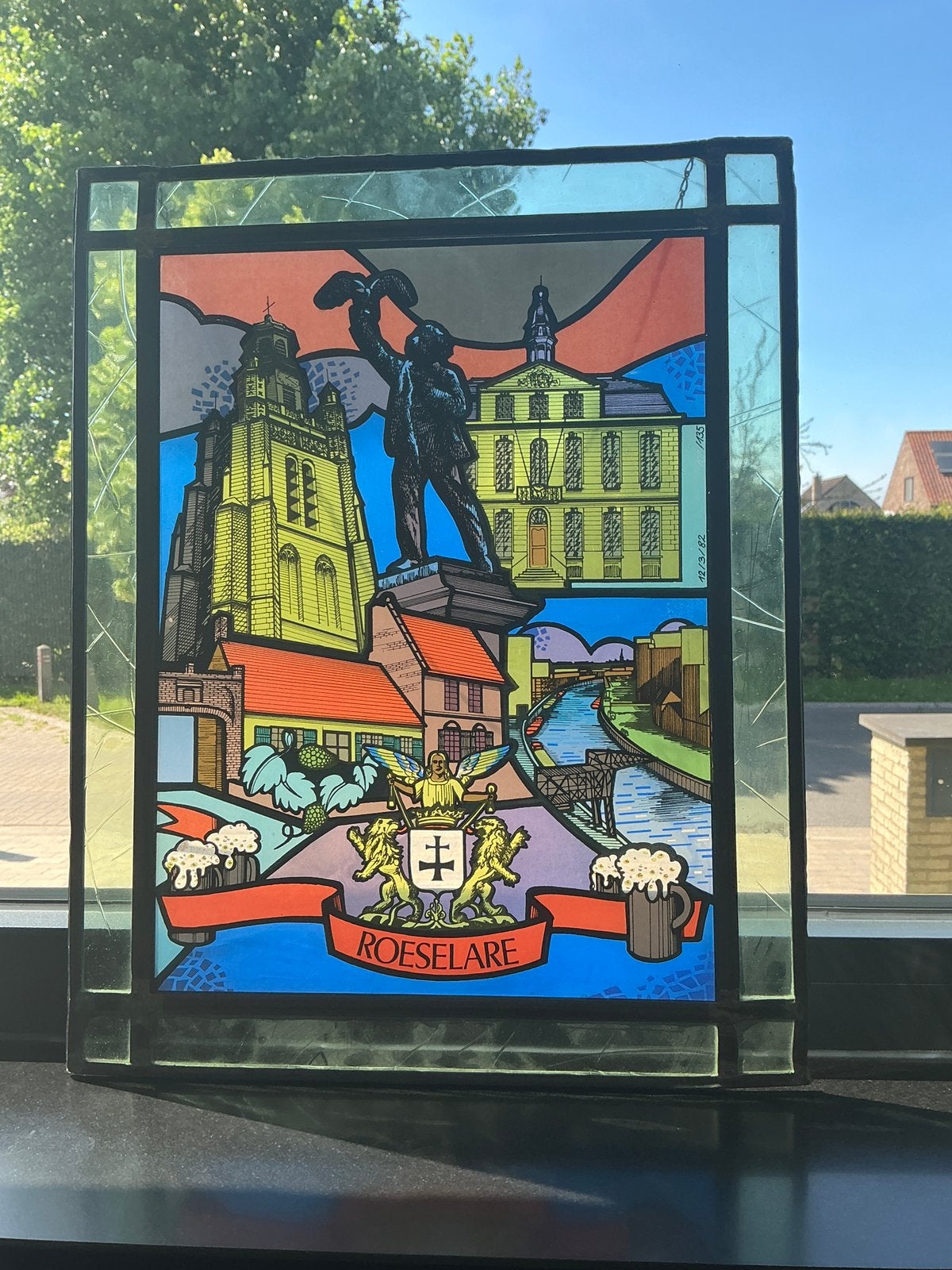 Brandglas Roeselare, Ophalen, Gebruikt