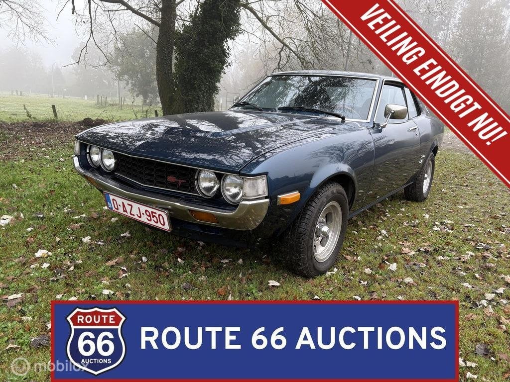 Toyota Celica | 1977 | Route 66 Auctions, Auto's, Zwart, Bedrijf, Handgeschakeld, Overige carrosserie