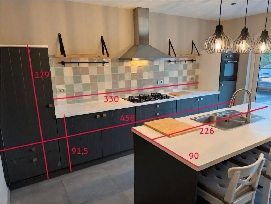 Gebruikte Keuken ZONDER Eiland, Ophalen