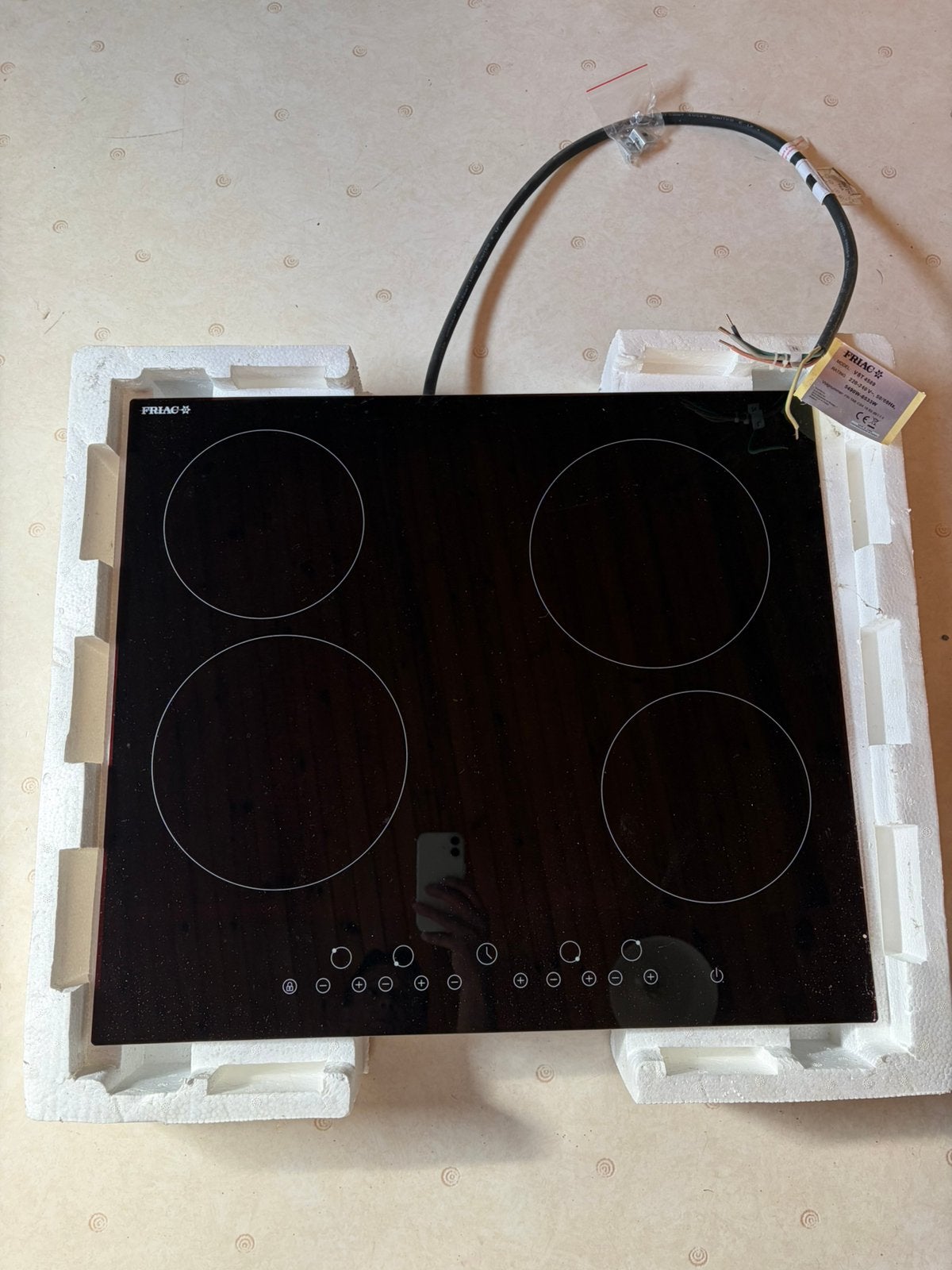 Elektrisch fornuis nooit gebruikt, Elektronische apparatuur, Ophalen, Nieuw, Elektrisch