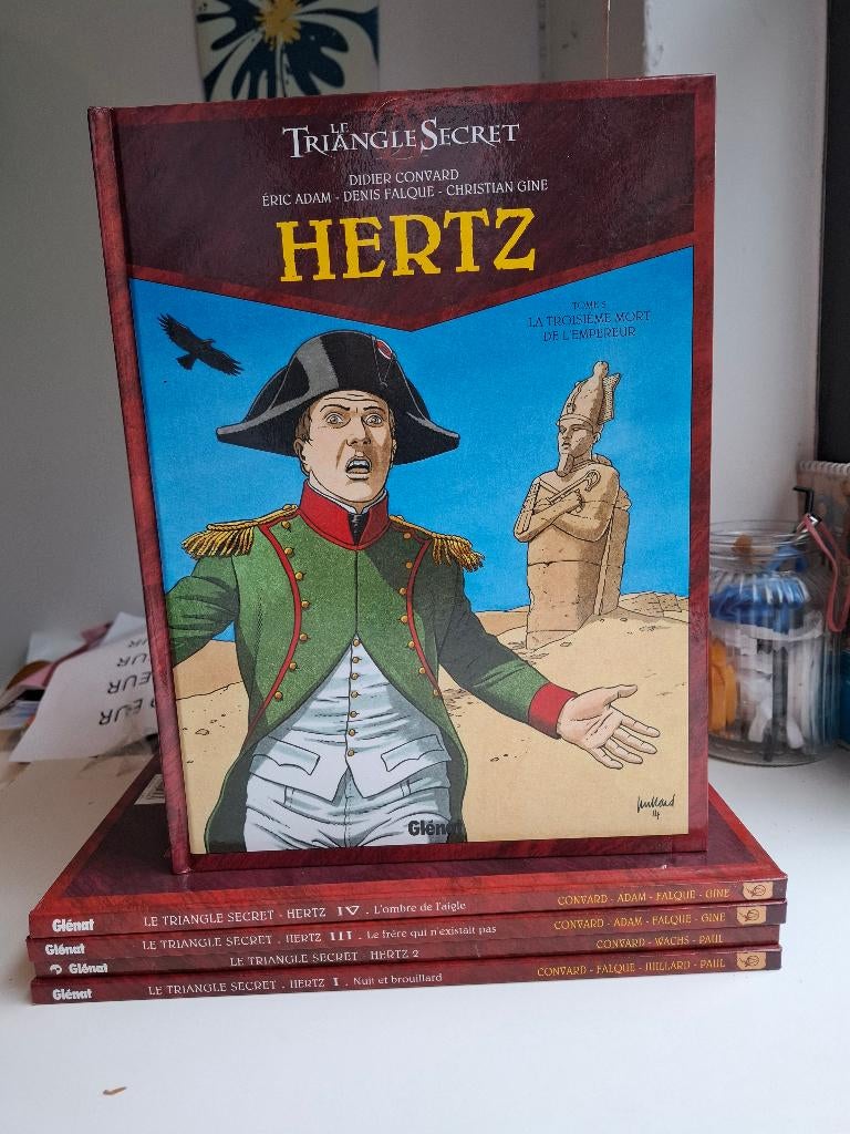 LE TRIANGLE SECRET HERTZ TOMES 1 à 5 SERIE COMPLETE EO, Livres, BD, Comme neuf, Série complète ou Série, Enlèvement ou Envoi