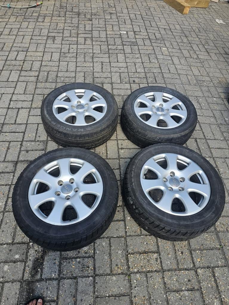5x130 18 inch audi velgen afkomstig van Q7, Auto-onderdelen, Banden en Velgen, Ophalen