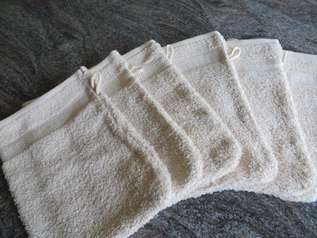 washandjes van katoen, Ophalen