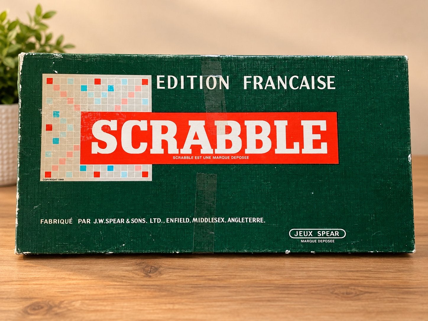 SCRABBLE JEUX SPEAR – ÉDITION FRANÇAISE, Trois ou quatre joueurs, Enlèvement ou Envoi, Comme neuf