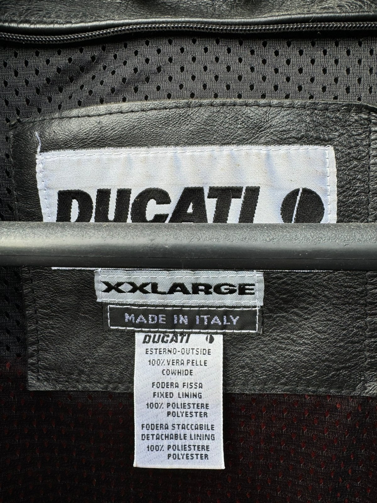 lederen ducati vest, Motoren, Ophalen, Tweedehands, Heren, Jas | leer