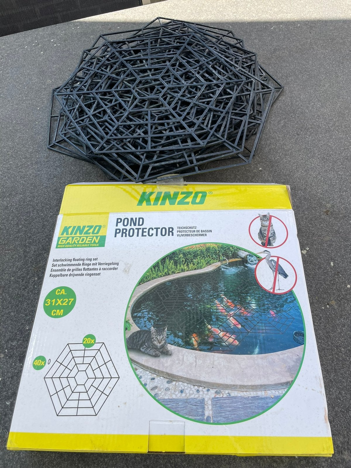Protection des étangs, Enlèvement, Utilisé