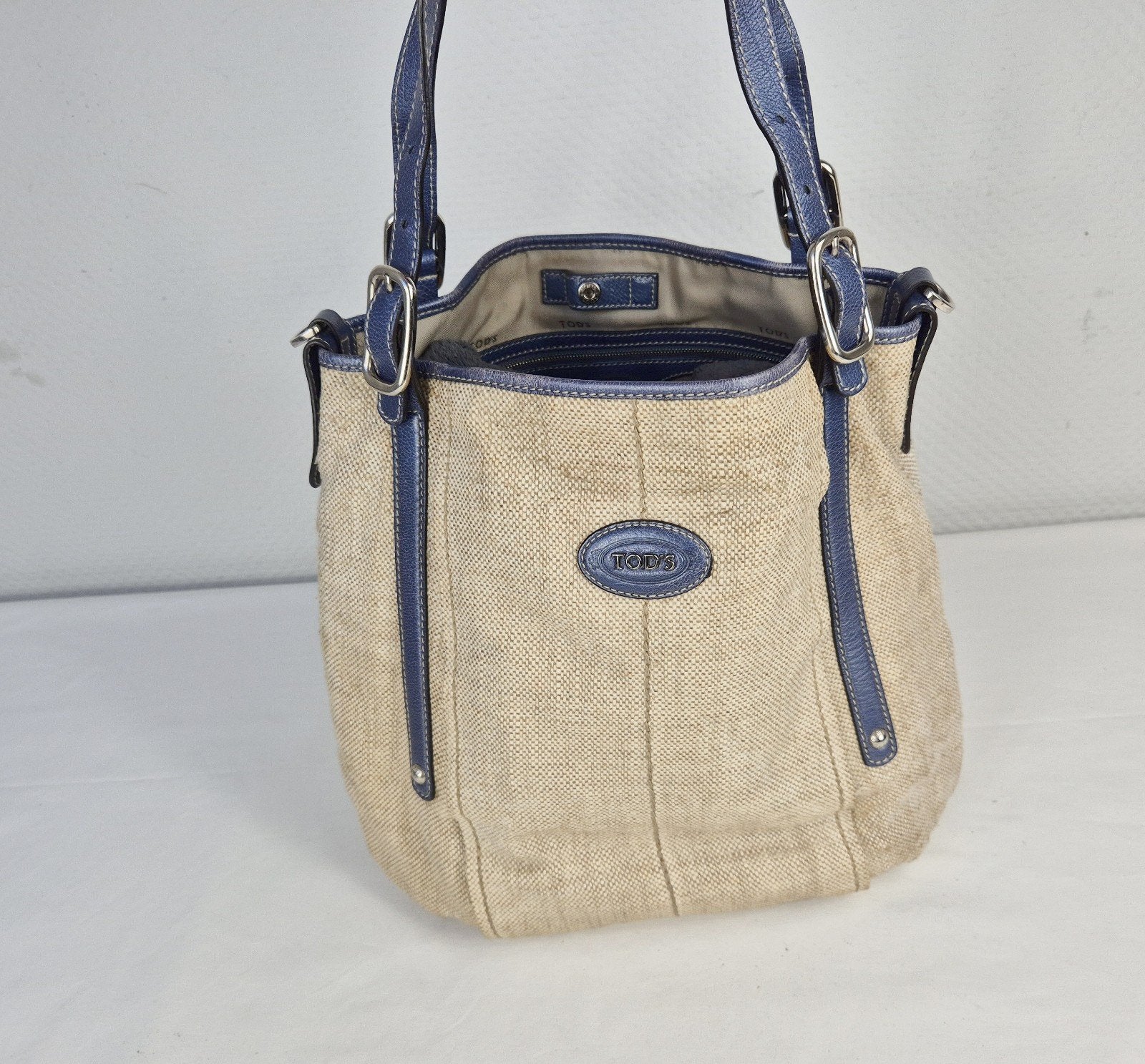 Tods handtas, Ophalen of Verzenden, Zo goed als nieuw, Beige, Handtas