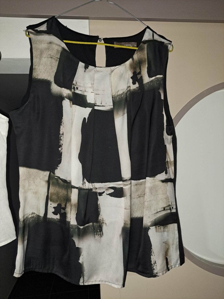Blouse Comme ca, mt 44, Belgische mode, Kleding | Dames, Zwart, Maat 42/44 (L), Zo goed als nieuw, Comme ça