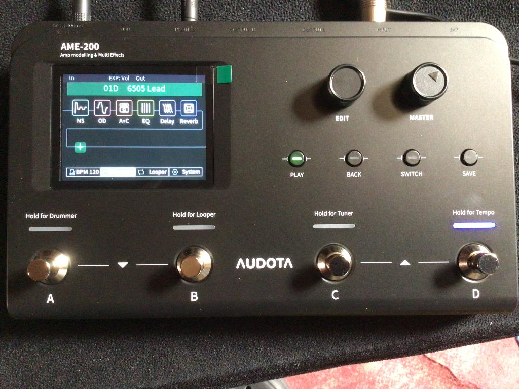 Audota AME-200 multi effectpedaal, Ophalen, Nieuw, Multi-effect
