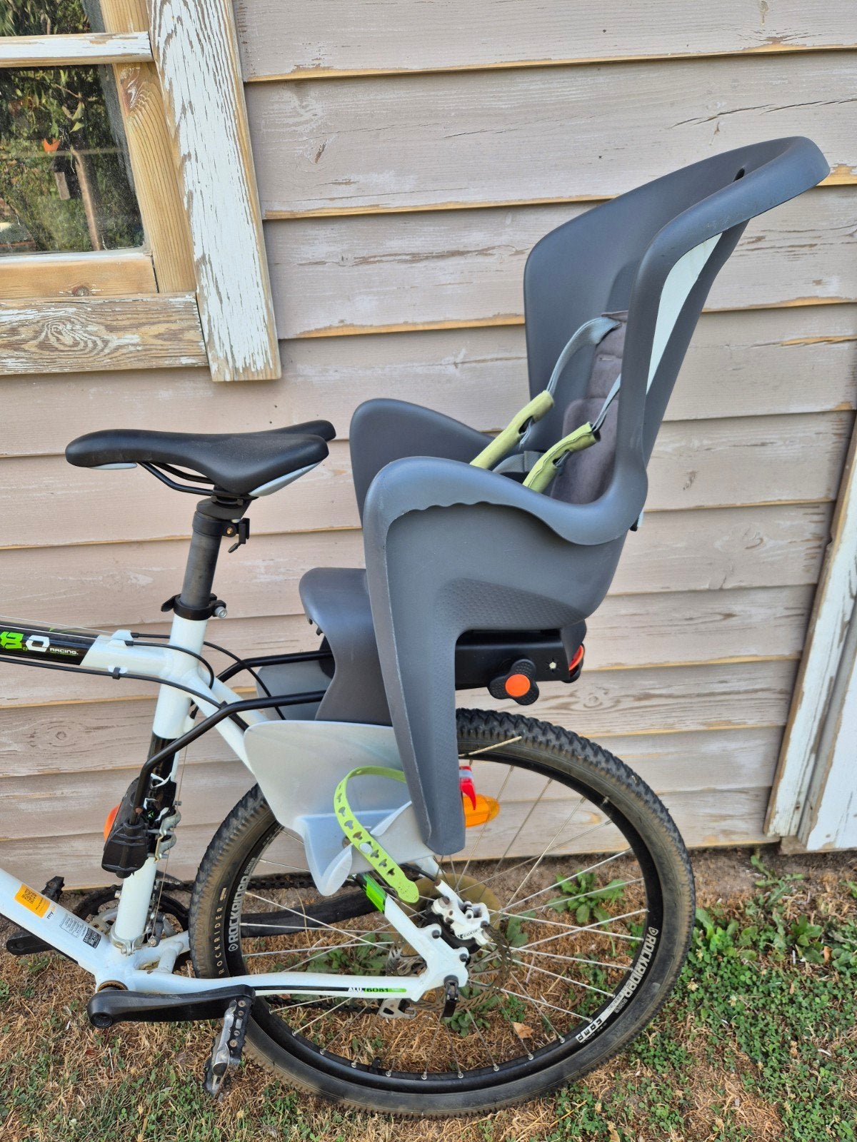 Porte vélo bébé enfant, Vélos & Vélomoteurs, 0 à 18 kg, Repose-pieds, Enlèvement, Utilisé