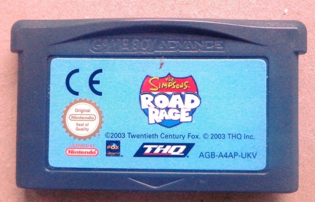 The Simpsons Road Rage voor de Gameboy Advance, Games en Spelcomputers, Ophalen of Verzenden, Gebruikt