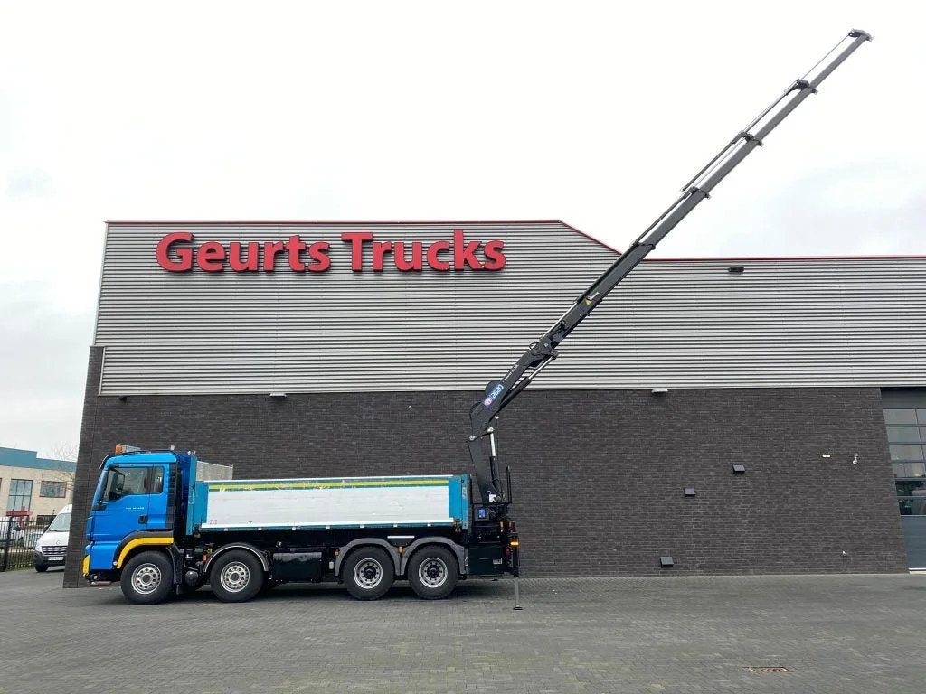 MAN TGS 35.480 8X4 KIPPER/TIPPER + HMF 2620-K5 KRAAN/KRAN/CR, Autos, Achat, Euro 6, MAN, Diesel