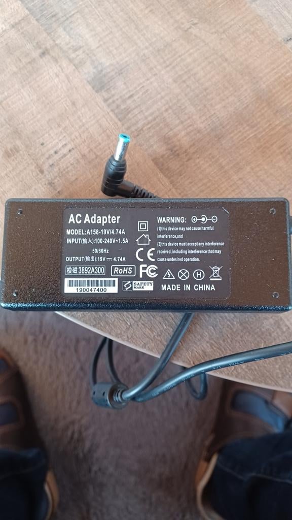 Laptopopladers, Ophalen, Gebruikt