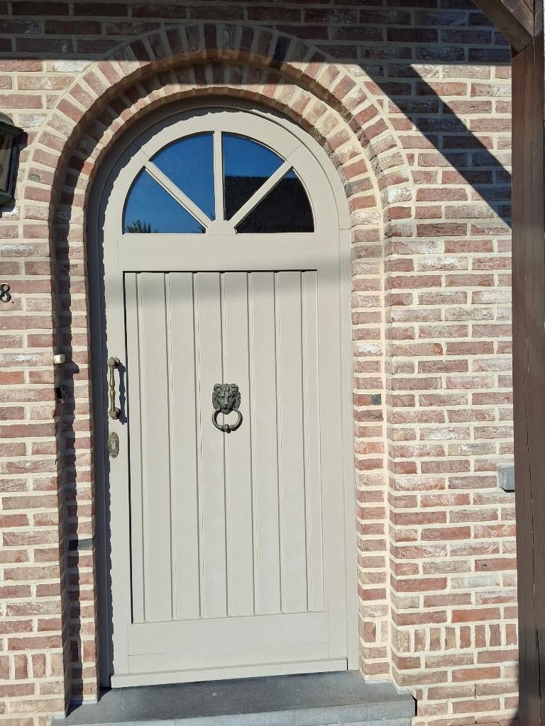Voordeur, Doe-het-zelf en Bouw, Deuren en Vliegenramen, Ophalen, Gebruikt, Hout, Buitendeur
