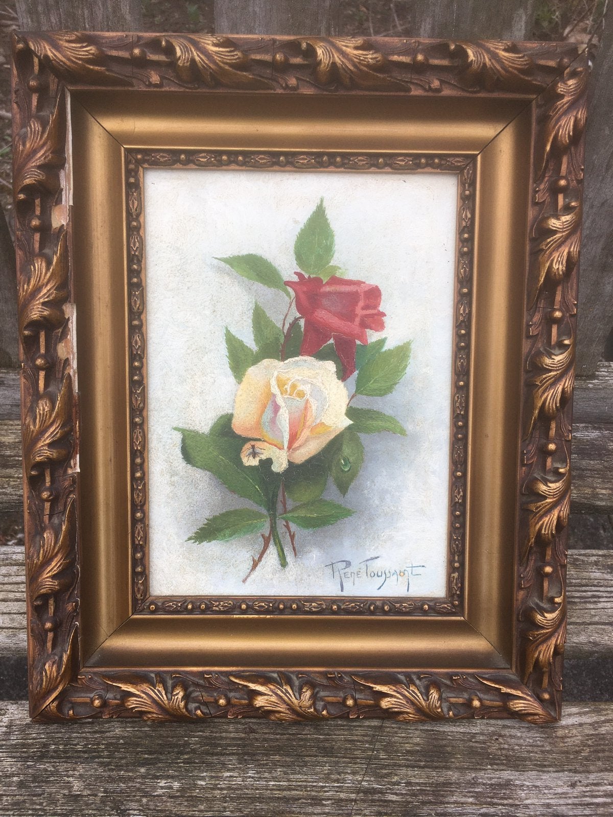 Rene  Toussaint.  Spa 1902 -1972, Antiquités & Art, Enlèvement ou Envoi, Peinture à l'huile, Panneau