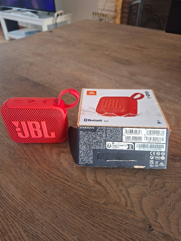 JBL GO4 RED, Ophalen, JBL, Nieuw, Draagbare speaker