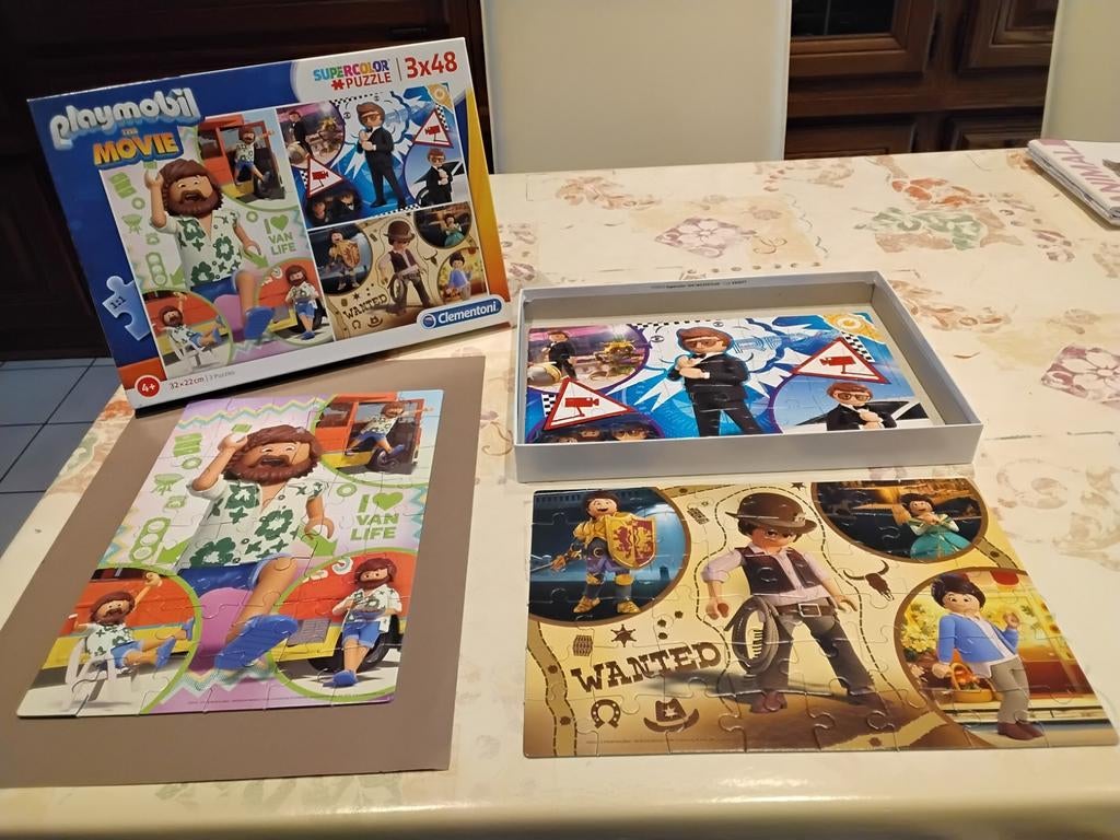 Verschillende mooie puzzels, Ophalen