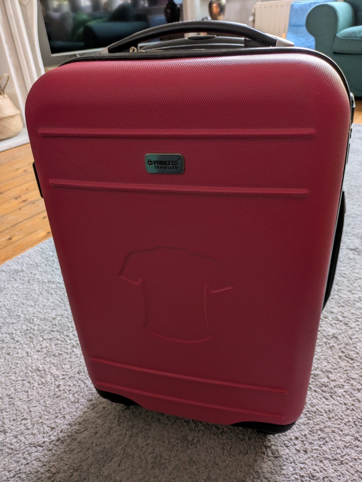 valise de voyage, bagage à main, 35 à 45 cm, Plastique dur, Comme neuf, Enlèvement