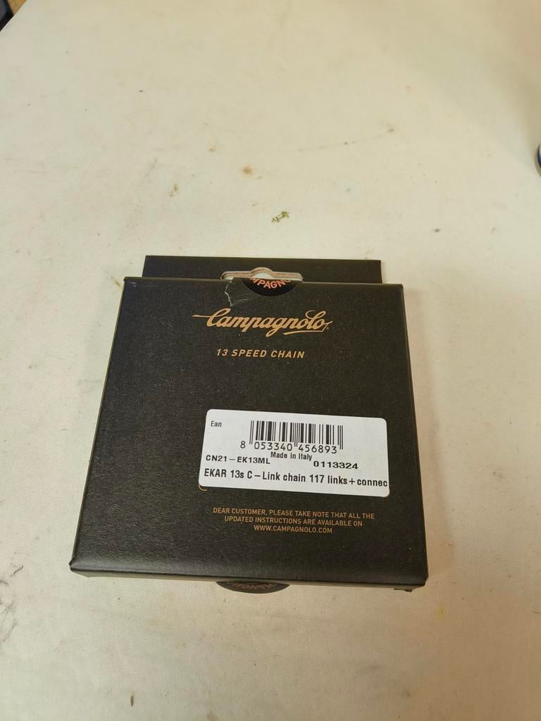Ketting Campagnolo Ekar, Enlèvement