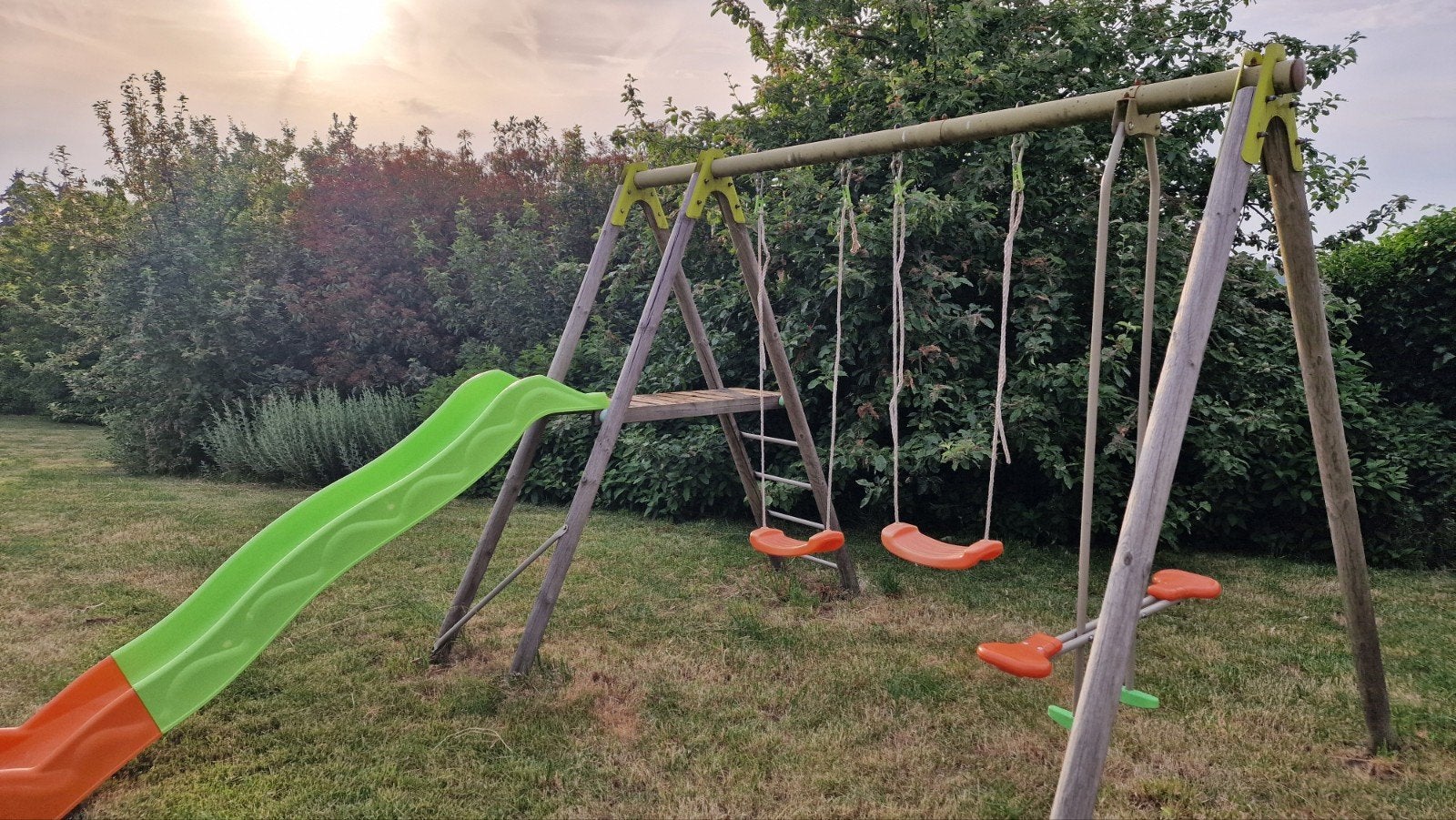Balançoire Trigano, Kinderen en Baby's, Speelgoed | Buiten | Speeltoestellen, Glijbaan, Schommel, Ophalen