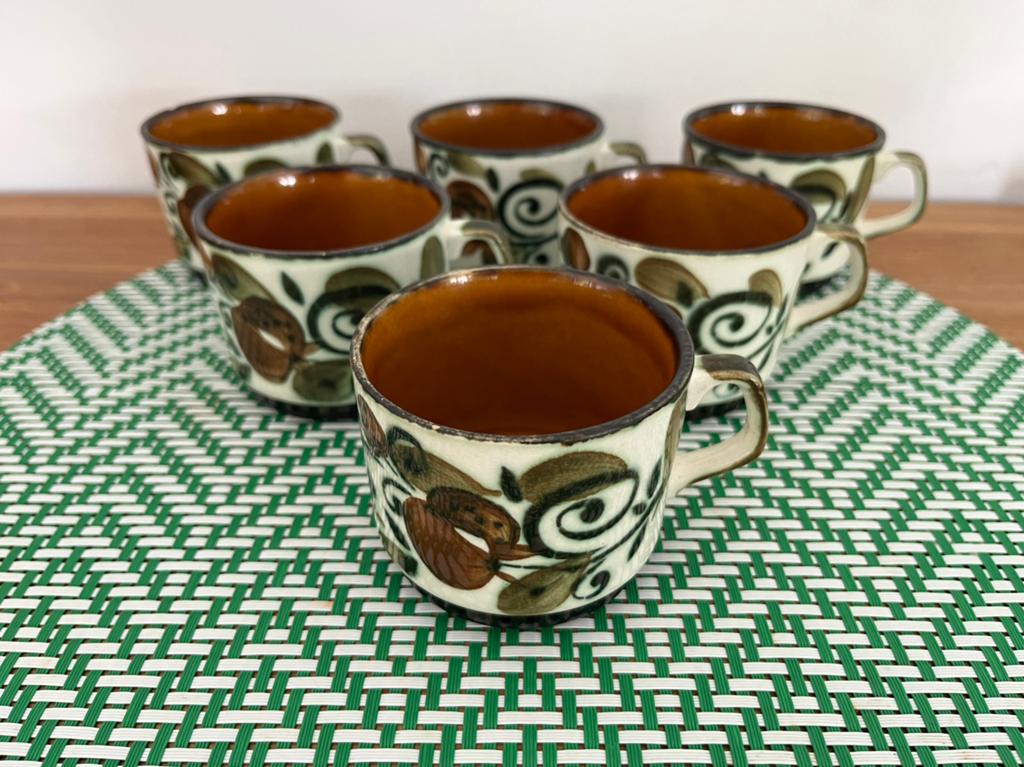 6 BOCH ARGENTEUIL-bekers, Antiek en Kunst, Antiek | Servies los, Ophalen of Verzenden